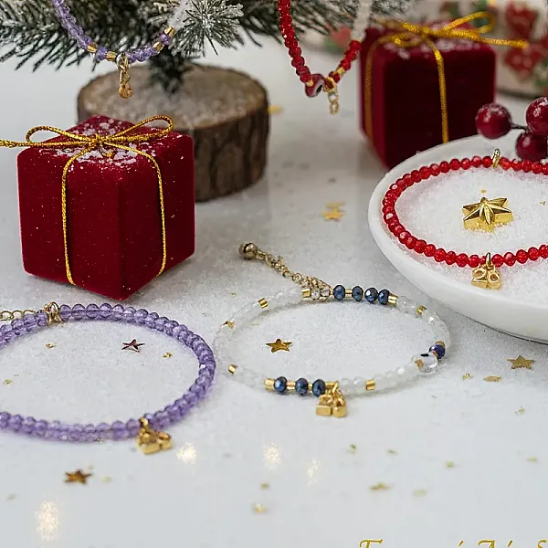 Γούρι 26 Βραχιόλι με Ματάκι κόκκινο