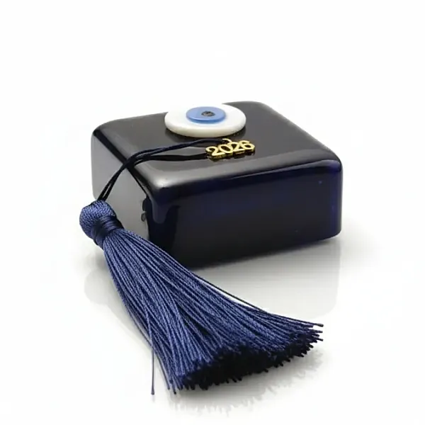 Επιτραπέζιο Γούρι 2026  Μπλε Τετράγωνο