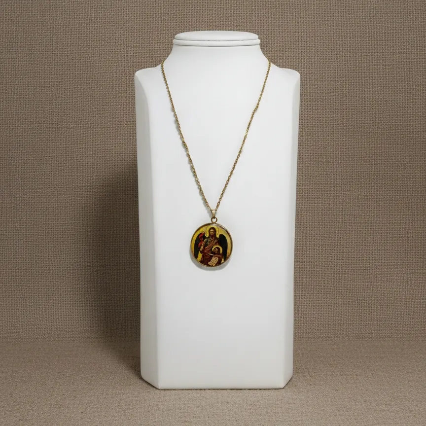 Φυλαχτό Αγίου Ιωάννη του Προδρόμου από Ανοξείδωτο Ατσάλι