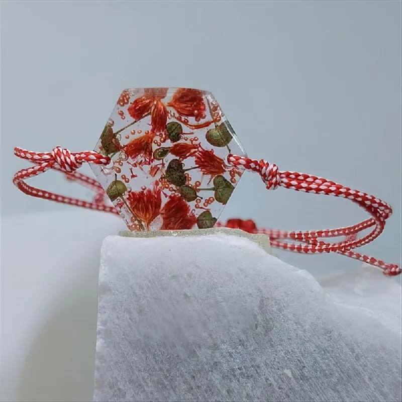 Μαρτάκι βραχιόλι με λουλούδια